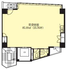 VORT西新宿Ⅱ基準階図面
