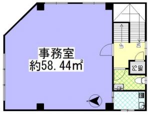 野口ビル基準階間取り図