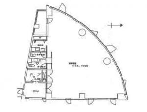 堂島松本ビル基準階間取り図