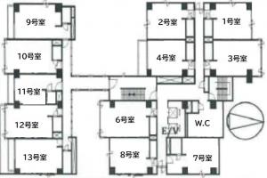 マーキス梅田基準階図面