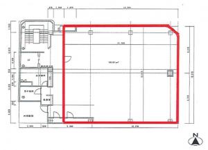 南久宝寺ＦＵＫＵＥ　ＢＬＤ３階間取り図