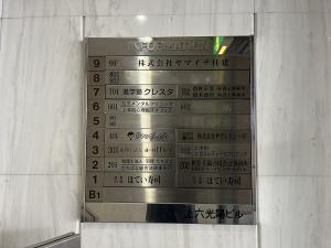 上六光陽ビル　案内板