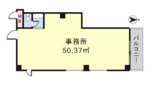 英和ビル基準階間取り図
