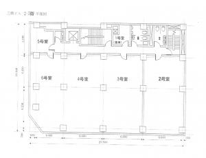 三興ビル基準階間取り図