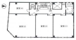 中塚ビル基準階間取り図
