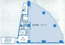 堂島松本ビル基準階間取り図