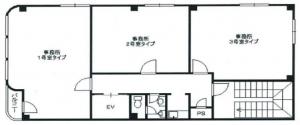 三恵ビル基準階間取り図