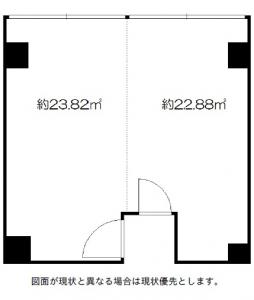 商栄ビル基準階間取り図