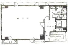 本町橋西ビル基準階図面