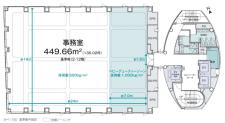 京阪神虎ノ門ビル基準階図面