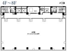 本町ＮＸビル基準階図面