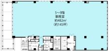 KDX東茅場町三洋ビル基準階図面