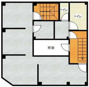 弁天町駅前ビル基準階図面