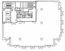 御堂筋ミナミビル基準階間取り図