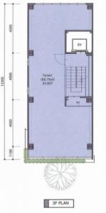 ＴＥＲＲＡＣＥ　ＭＩＮＡＭＩＳＥＮＢＡ（テラス南船場）ビル基準階間取り図