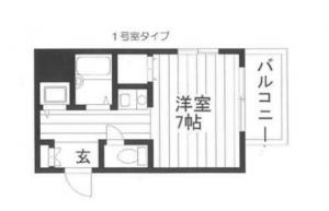 本町・井出ビル基準階間取り図