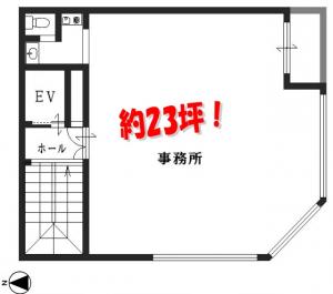 ナカモリ新町ビル基準階図面