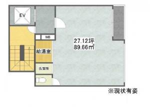 ＰＥＯＮＹ（ピオーニ）ビル基準階間取り図