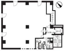 新橋第2中ビル基準階図面