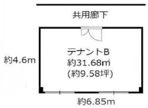 大写ビル７階間取り図