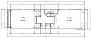 第７長谷ビル基準階間取り図