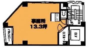 サンタワー新大阪ビル基準階図面