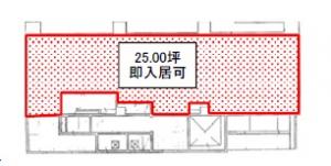富士ビル南船場８階間取り図