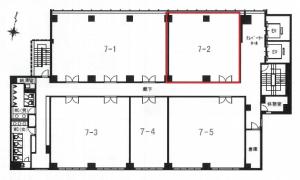 新大阪丸ビル別館７階間取り図
