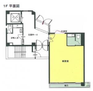 ＡＲＫ西天満ビル１階間取り図