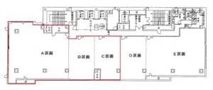 辰野南本町ビル５階間取り図