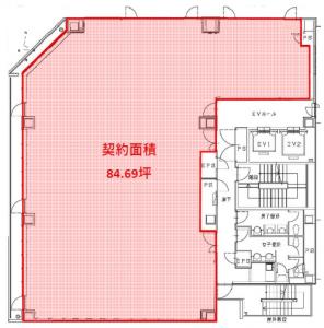 ＤＮＸ新大阪ビル基準階間取り図