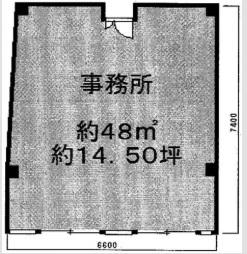 宮浦ビル基準階間取り図