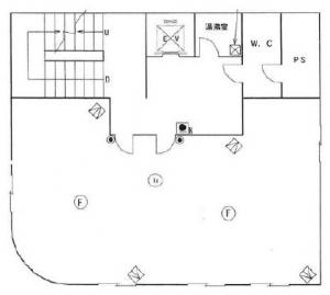 大阪陶磁器会館基準階間取り図