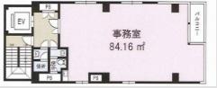 ＮＩＣＥ（ナイス）京町堀ビル基準階間取り図