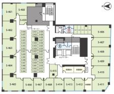 天翔オフィス淀屋橋基準階図面