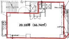 ACN恵比寿スクエア基準階図面
