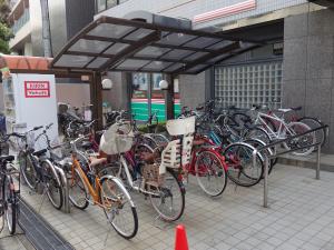 クレピス２１ビル駐輪スペース