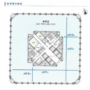 神戸商工貿易センタービル　基準階