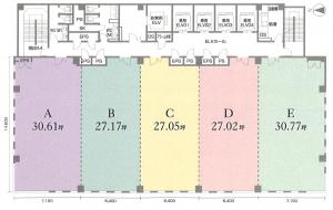 プライムスクエア心斎橋ビル間取り図