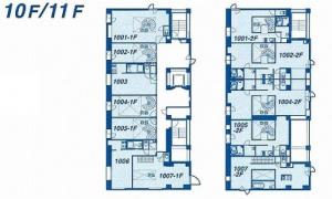10・11階間取り図