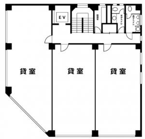 中島ビル基準階図面