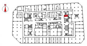 大阪駅前第１ビル２階間取り図