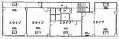 京旺ビル基準階間取り図