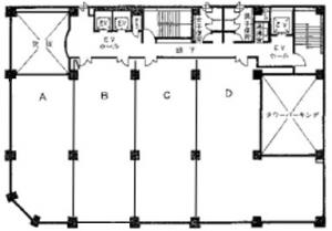 神戸MKビル基準階図面