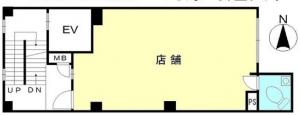河原町三条ビル基準階図面