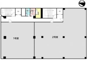 不二建物西長堀ビル基準階図面