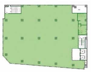 大阪三信ビル基準階間取り図