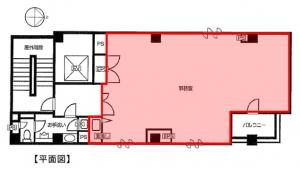 ＳＡ堀江ビル基準階間取り図