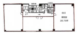 アセントビル６階間取り図