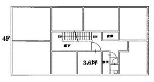 ４階間取り図